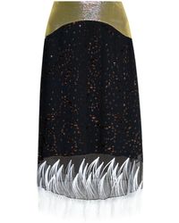 Tory Burch - Skirt With Decorative Finish, - Lyst