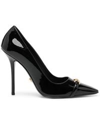 Versace - 110Mm Patent-Finish Leather Pumps - Lyst