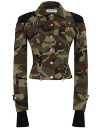 SRVC Studio - Mecha Camouflage Cargo Jacket - Lyst