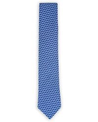ZEGNA - Palm-Tree-Print Silk Tie - Lyst