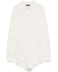 Mugler - Corseted Polo Mini Dress - Lyst