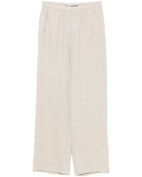 Enza Costa - Everywhere Elasticated-Waist Wide-Leg Trousers - Lyst