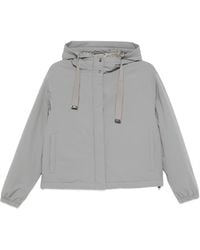 Herno - Chaqueta Con Capucha Y Cordones - Lyst