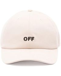 Off-White c/o Virgil Abloh - Off-Logo Stamp Cap - Lyst