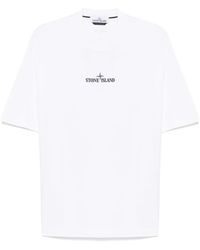 Stone Island - Logo-print T-shirt - Lyst