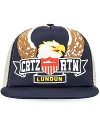 corteiz - Dipset Eagle-Patch Trucker Cap - Lyst