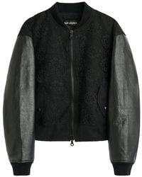Our Legacy - Chaqueta Bómber Stage Con Paneles De Encaje - Lyst