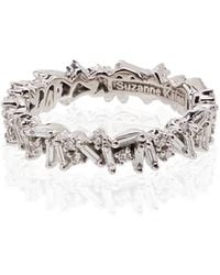 Suzanne Kalan - 18Kt Icon Baguette Diamond Ring - Lyst