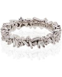 Suzanne Kalan - 18Kt Icon Baguette Diamond Ring - Lyst
