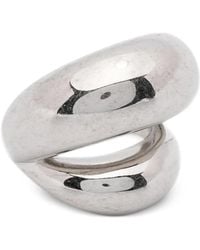Panconesi - Doppelte Ringe Mit Skulpturalem Design - Lyst