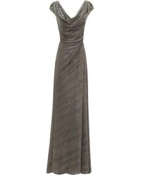 Gemy Maalouf - Draped Cowl-Neckline Maxi Dress - Lyst