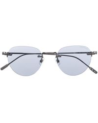 Montblanc - Rimless Round-lenses Sunglasses - Lyst
