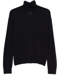 Semicouture - Roll-Neck Wool Sweater - Lyst