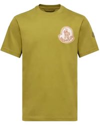 Moncler - Crew-Neck Logo-Print T-Shirt - Lyst