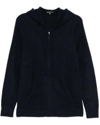 James Perse - Cashmere Textured Zip-Up Hoodie - Lyst