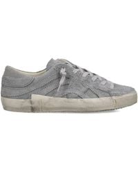 Philippe Model - Suede Low-Top Sneakers - Lyst