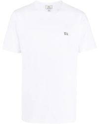 Woolrich - Logo-Appliqué Crew-Neck T-Shirt - Lyst