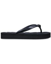 Kurt Geiger - Kensington Q Two-Post Rubber Flip Flops - Lyst