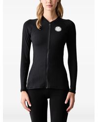 Rip Curl - Haut De Surf Rashguard Premium Surf Côtelé À Patch Logo - Lyst