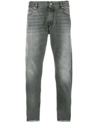 Represent Faded Straight Leg Jeans - Gray