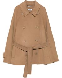 Max Mara - ベルテッド ダブルコート - Lyst