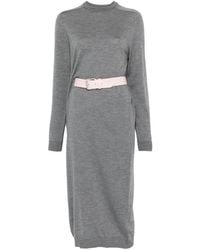 Moschino - Round Neck Dress - Lyst