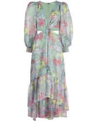 Alice + Olivia - Vestido Katia largo de Alice + Olivia x Lola Schnable - Lyst