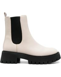 Michael Kors - Asher Calf Leather Ankle Boots - Lyst