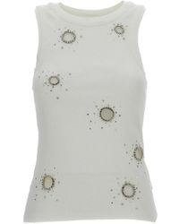 Des Phemmes - Embellished Top - Lyst
