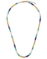 Missoma - Beaded Gemstone Necklace - Lyst