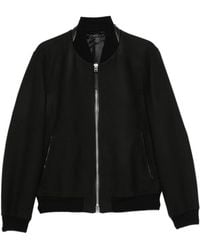 Tom Ford - Chaqueta Bómber Con Ribete De Cuero - Lyst