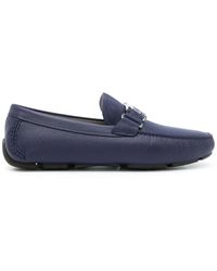 Ferragamo - Ferragamo Logo Plaque Loafers - Lyst
