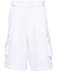 Prada - Cargo-Shorts mit Triangel-Logo - Lyst
