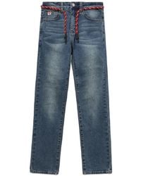 A Bathing Ape - Appe Braided Straight-Leg Jeans - Lyst