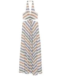Missoni - Zigzag-Knit Cutout Maxi Dress - Lyst