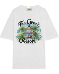 A PAPER KID - Graphic Print Jersey T-Shirt - Lyst