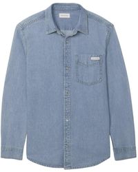 Calvin Klein - Long-Sleeved Chest-Pocket Shirt - Lyst