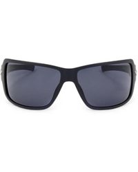 Police - Logo-Plaque Rectangle-Frame Sunglasses - Lyst