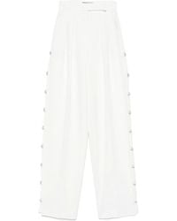 Nissa - Pantalones De Chándal Con Apliques De Strass - Lyst