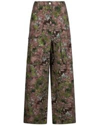 Liu Jo - Micro-Stud Print Cargo Pants - Lyst