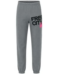 Freecity - Logo-Print Elasticated Track Pants - Lyst