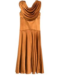 Amsale - Kleid Mit Spaghettiträgern - Lyst