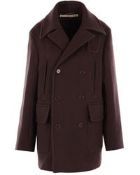Meta Campania Collective - Double-Breasted Pocket Coat - Lyst