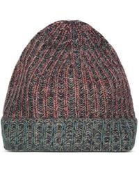 Malo - Ribbed-Knit Cashmere Beanie Hat - Lyst