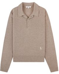 Sporty & Rich - Embroidered-Logo Polo Top - Lyst