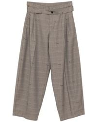 CROQUIS - Plaided Trousers - Lyst