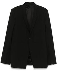 Rick Owens - Blazer Met Enkele Rij Knopen - Lyst