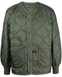 Alpha Industries - Logo-Patch Quilted Jacket - Lyst