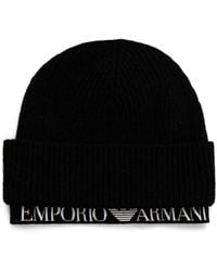 Emporio Armani - ロゴ ビーニー - Lyst