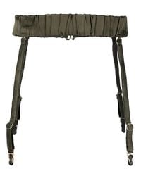 Maison Close - Strumpfhalter Aus Seide - Lyst